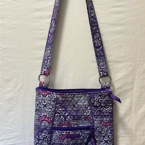 Purple Floral Vera Bradley Women's crossbodyBag